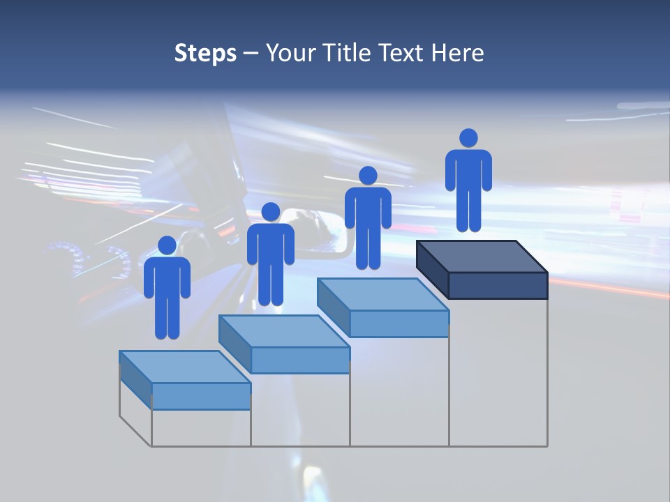 Fast Zoom Blurred PowerPoint Template