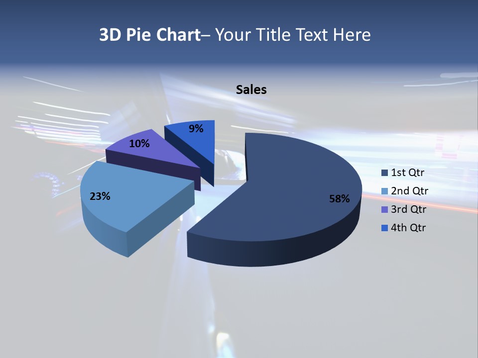 Fast Zoom Blurred PowerPoint Template