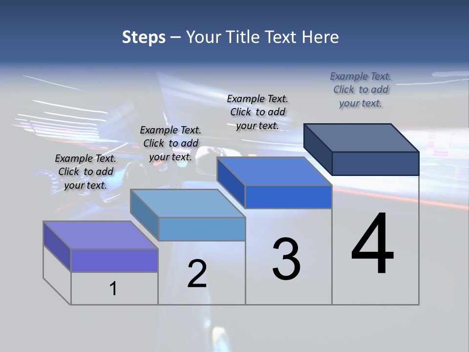 Fast Zoom Blurred PowerPoint Template