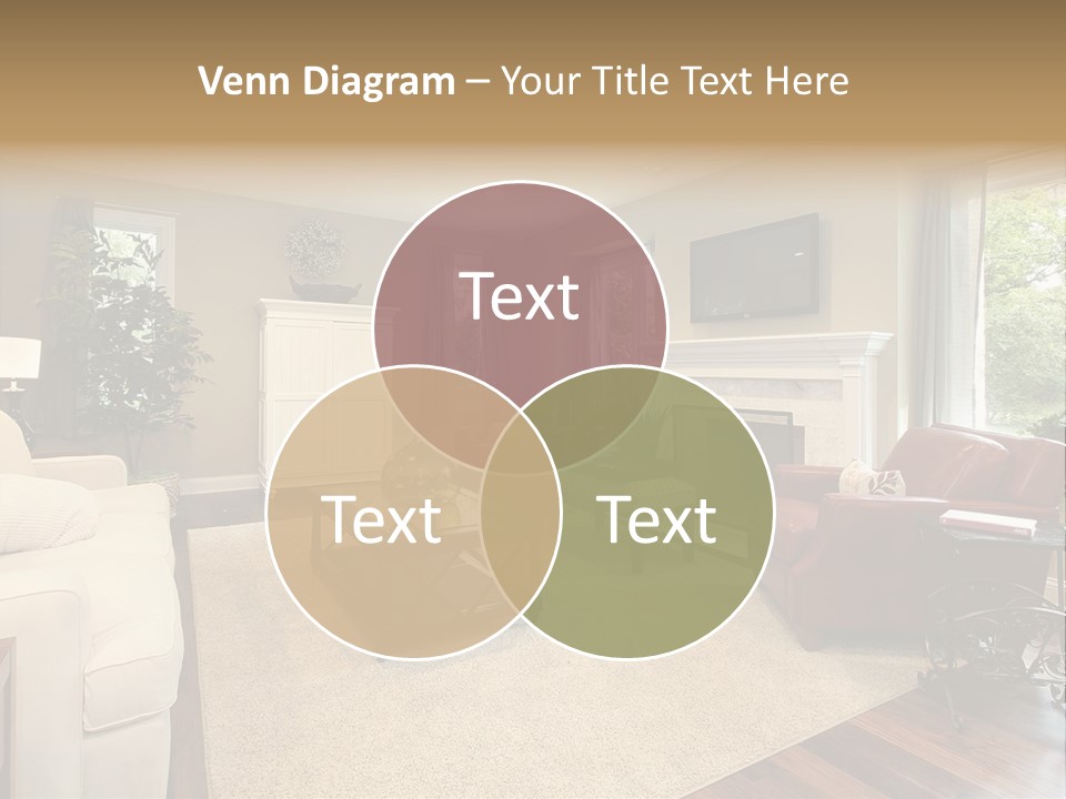 Lamp Window Table PowerPoint Template