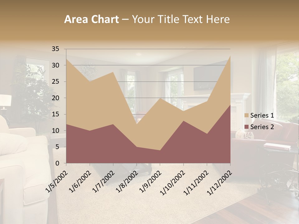 Lamp Window Table PowerPoint Template