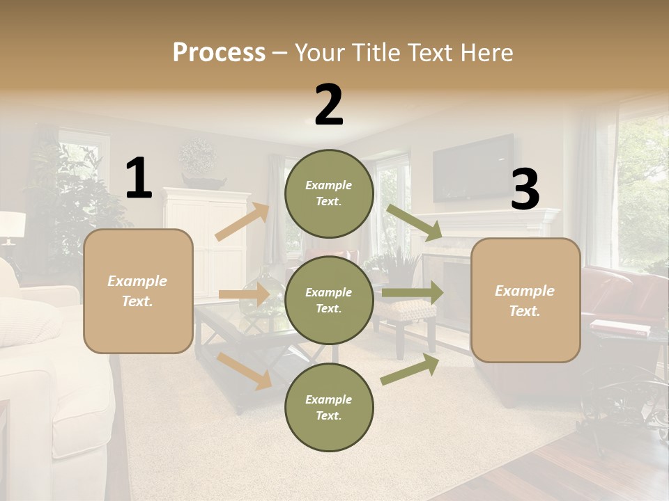 Lamp Window Table PowerPoint Template