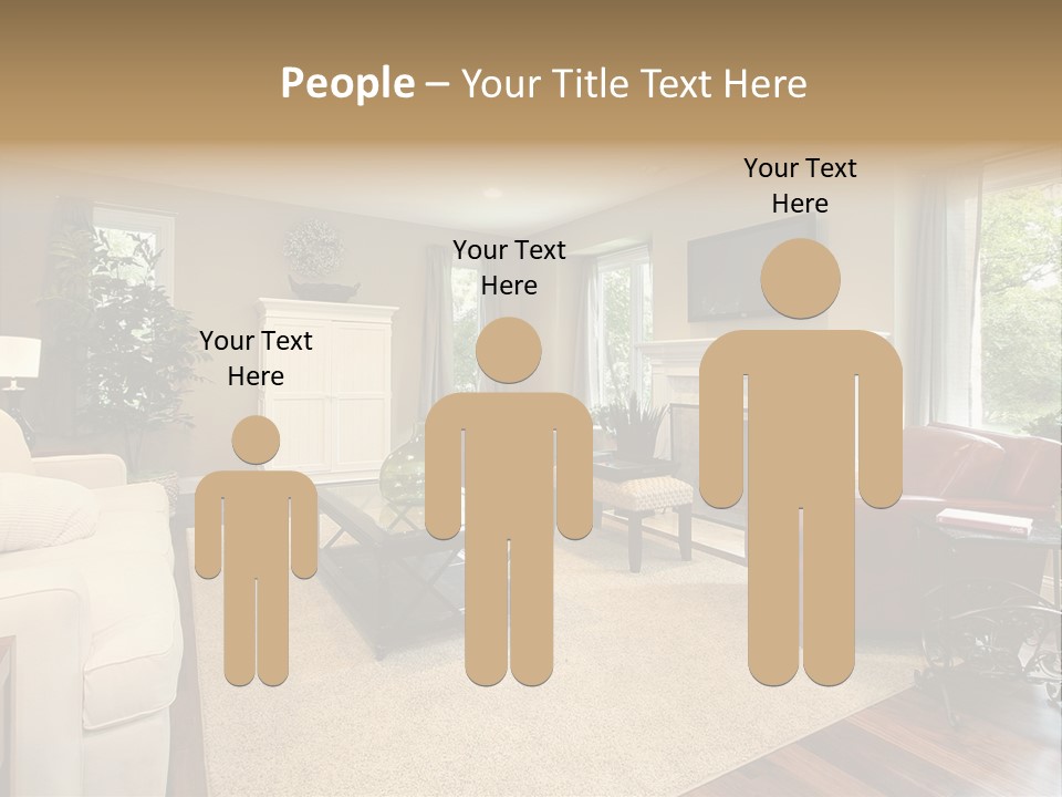Lamp Window Table PowerPoint Template