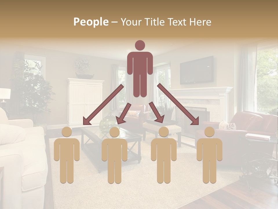 Lamp Window Table PowerPoint Template