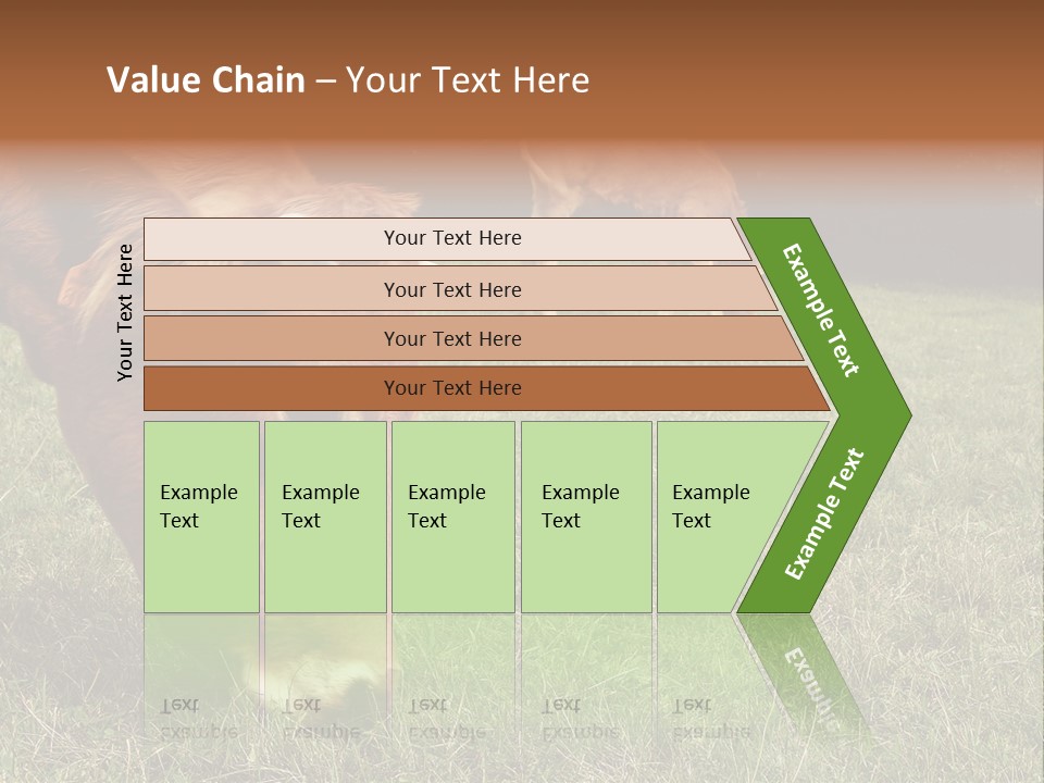 Isolated Cheese Yellow PowerPoint Template