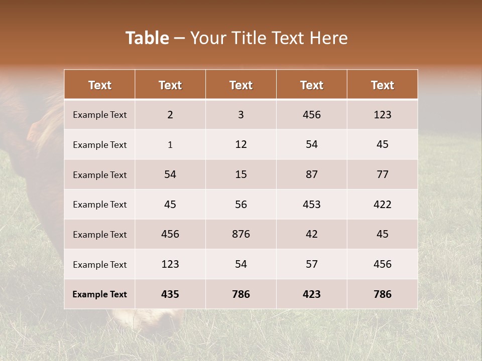 Isolated Cheese Yellow PowerPoint Template