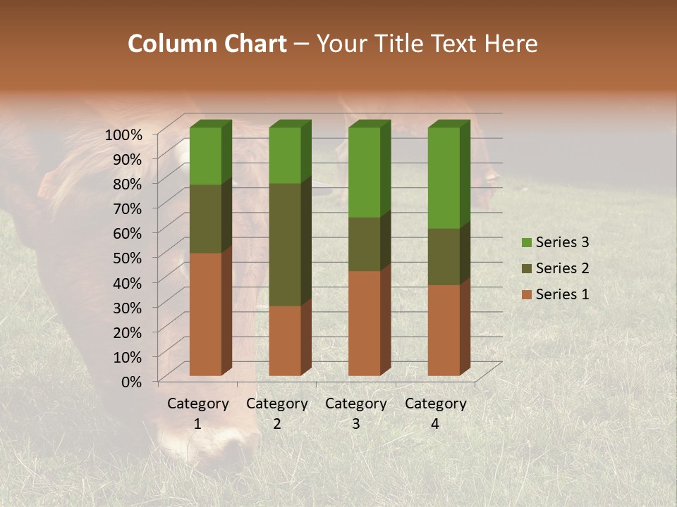 Isolated Cheese Yellow PowerPoint Template