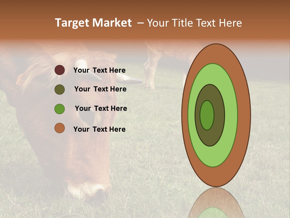 Isolated Cheese Yellow PowerPoint Template