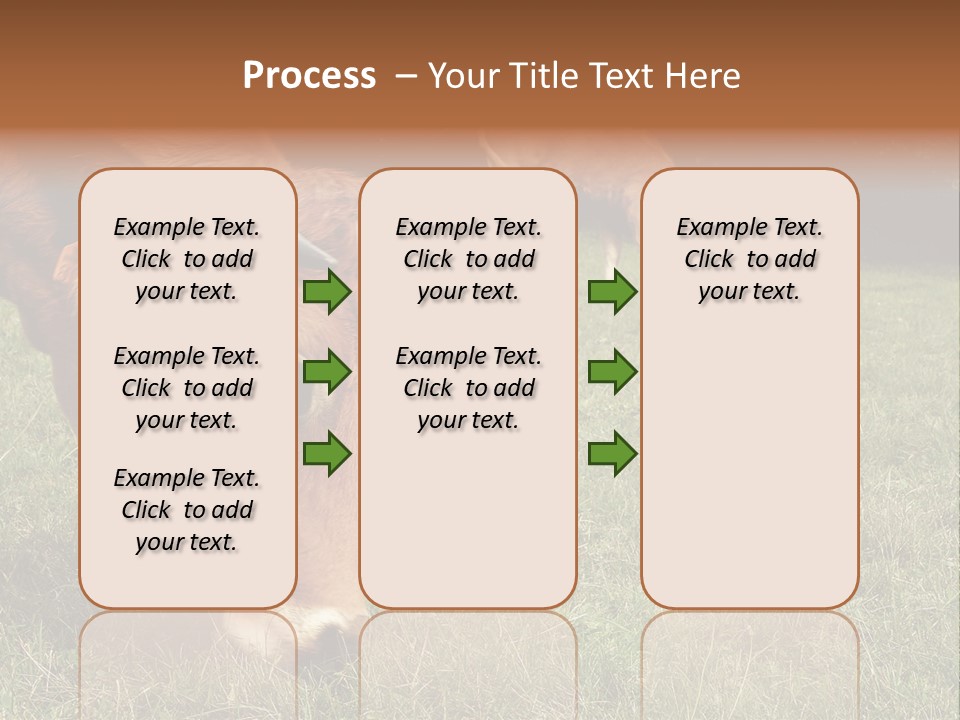 Isolated Cheese Yellow PowerPoint Template