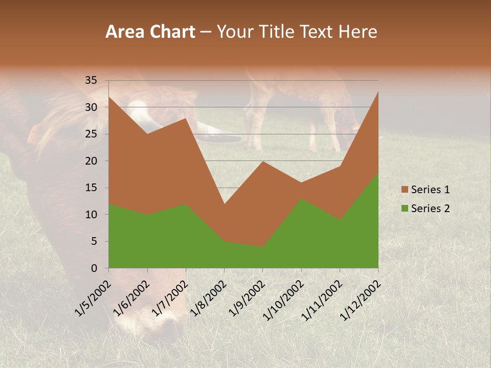 Isolated Cheese Yellow PowerPoint Template