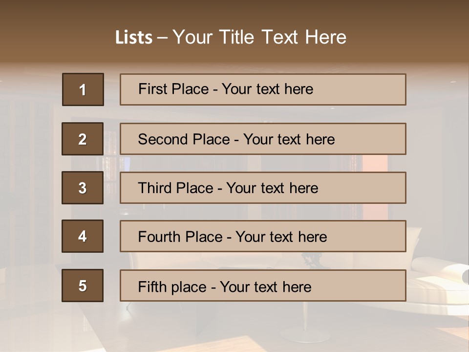 Luxury Wall Elegance PowerPoint Template