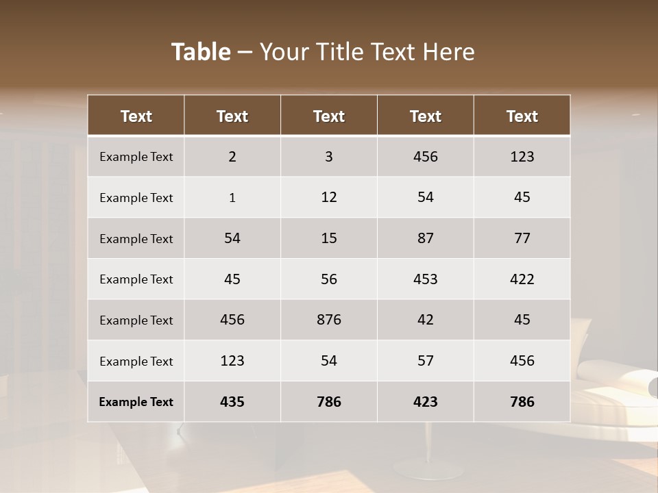 Luxury Wall Elegance PowerPoint Template