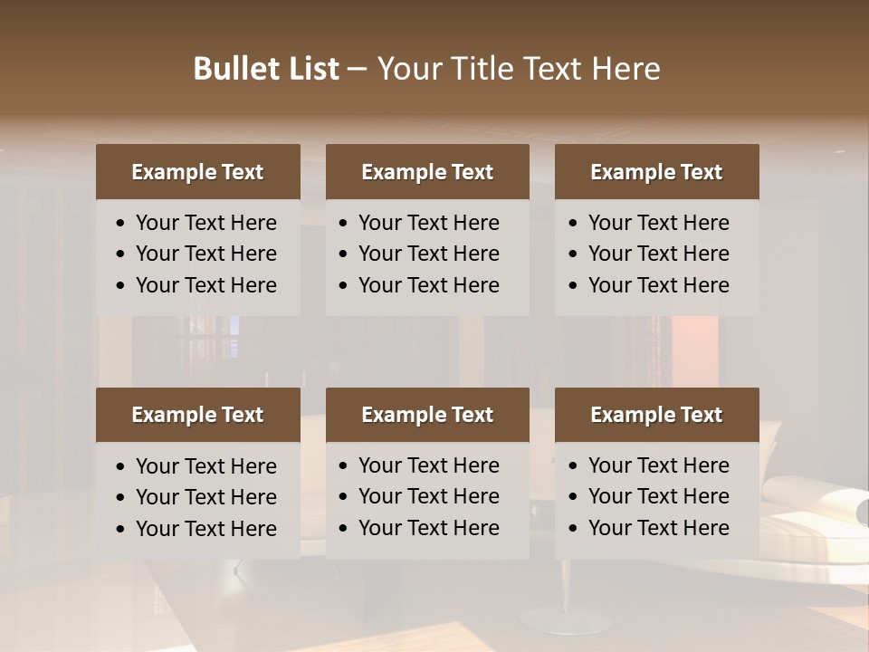 Luxury Wall Elegance PowerPoint Template