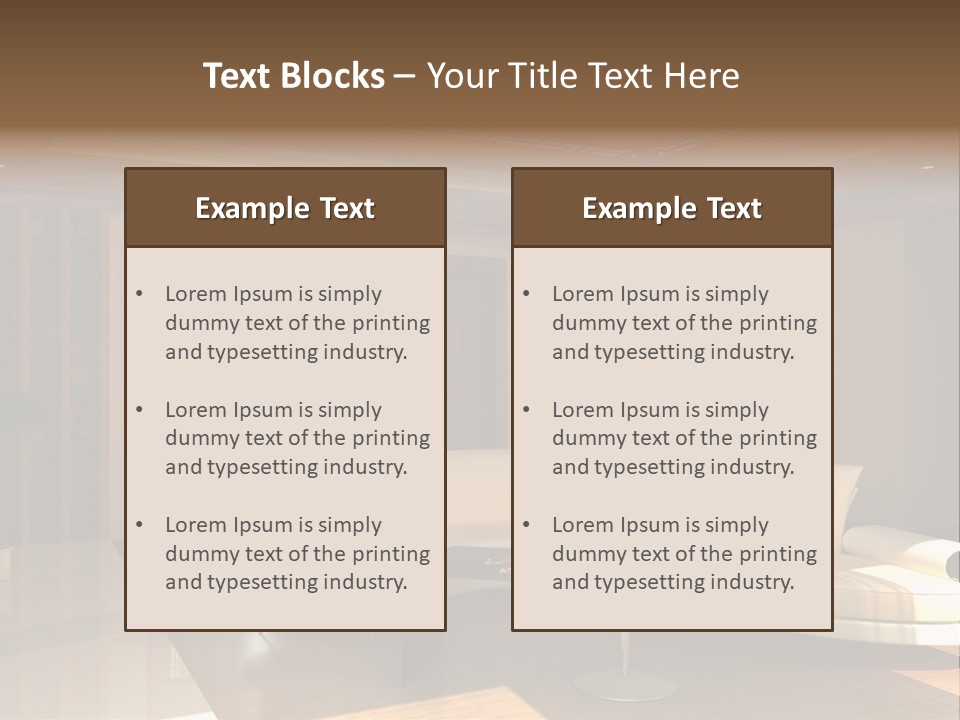 Luxury Wall Elegance PowerPoint Template