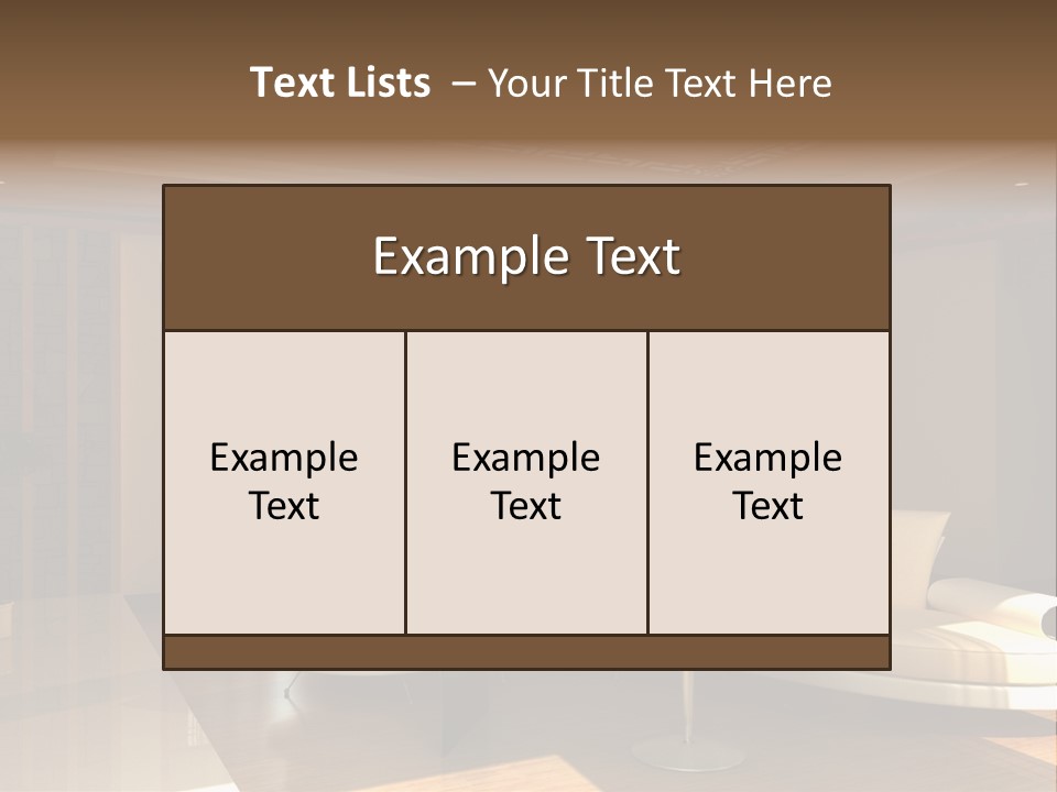Luxury Wall Elegance PowerPoint Template