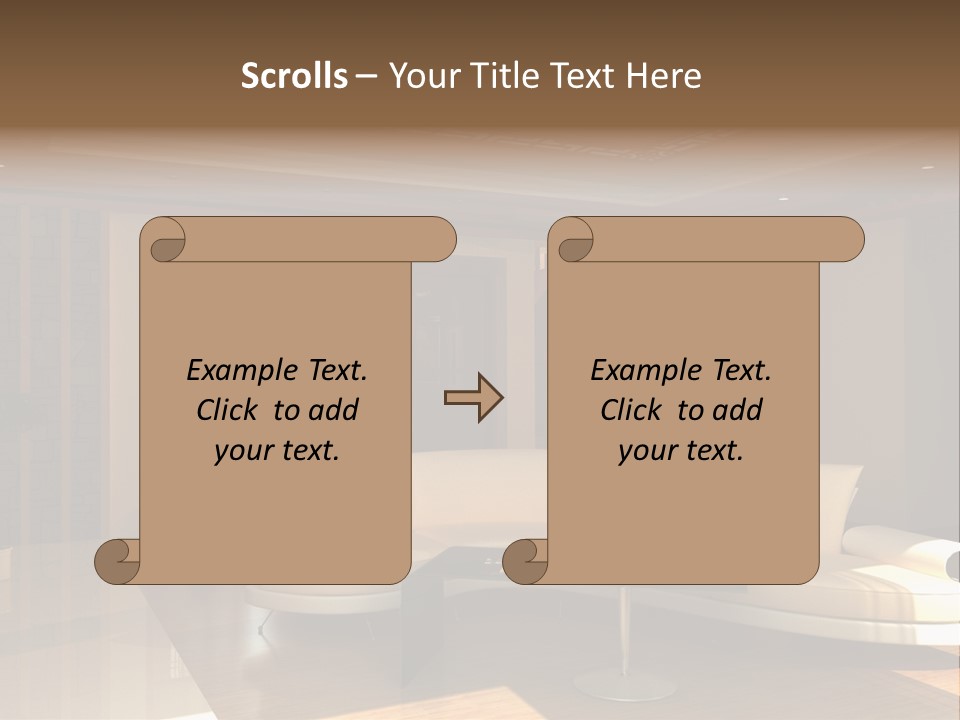 Luxury Wall Elegance PowerPoint Template
