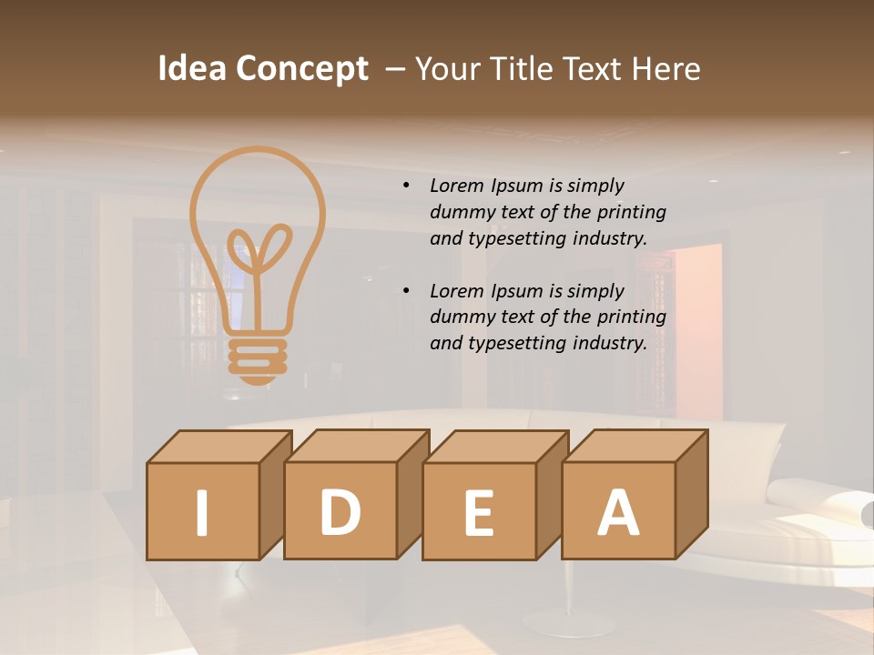 Luxury Wall Elegance PowerPoint Template