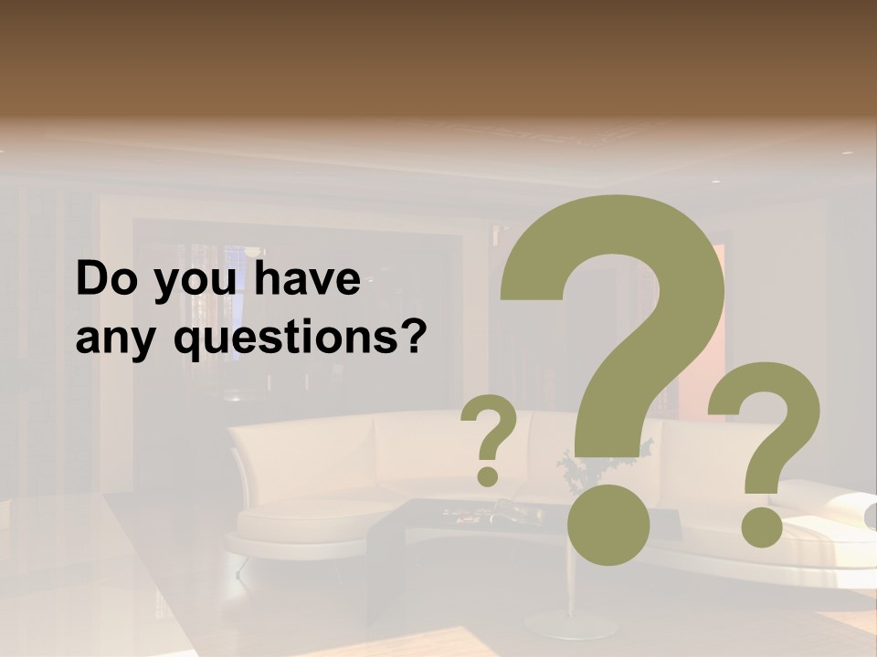 Luxury Wall Elegance PowerPoint Template