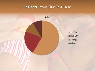 Red Buttocks Tanned PowerPoint Template