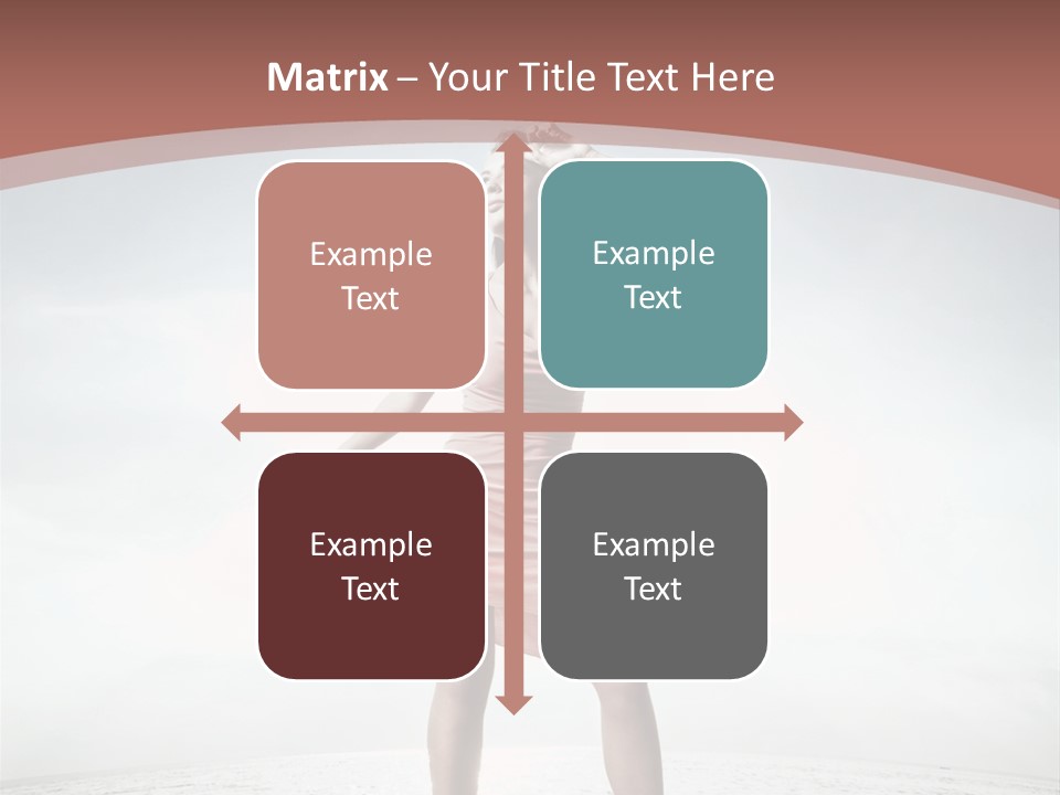 Cute Woman Female PowerPoint Template