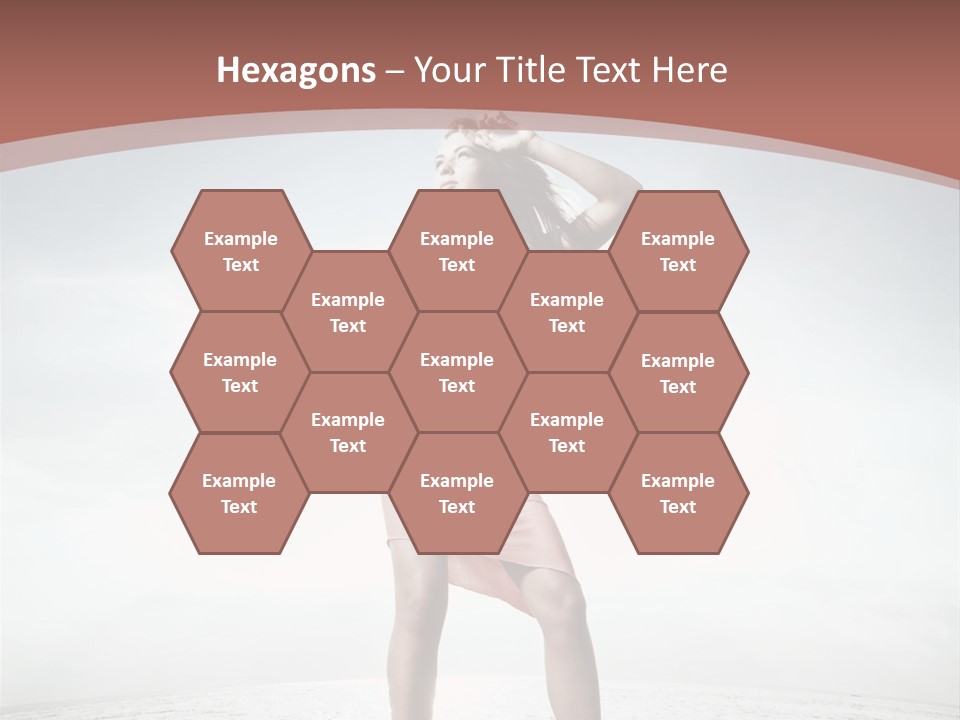 Cute Woman Female PowerPoint Template