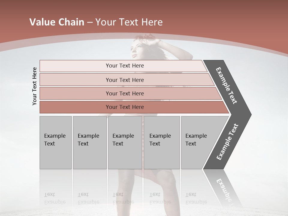 Cute Woman Female PowerPoint Template