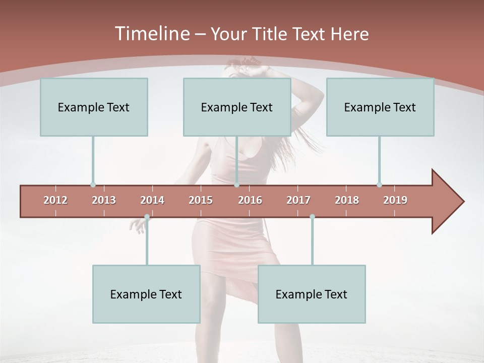 Cute Woman Female PowerPoint Template