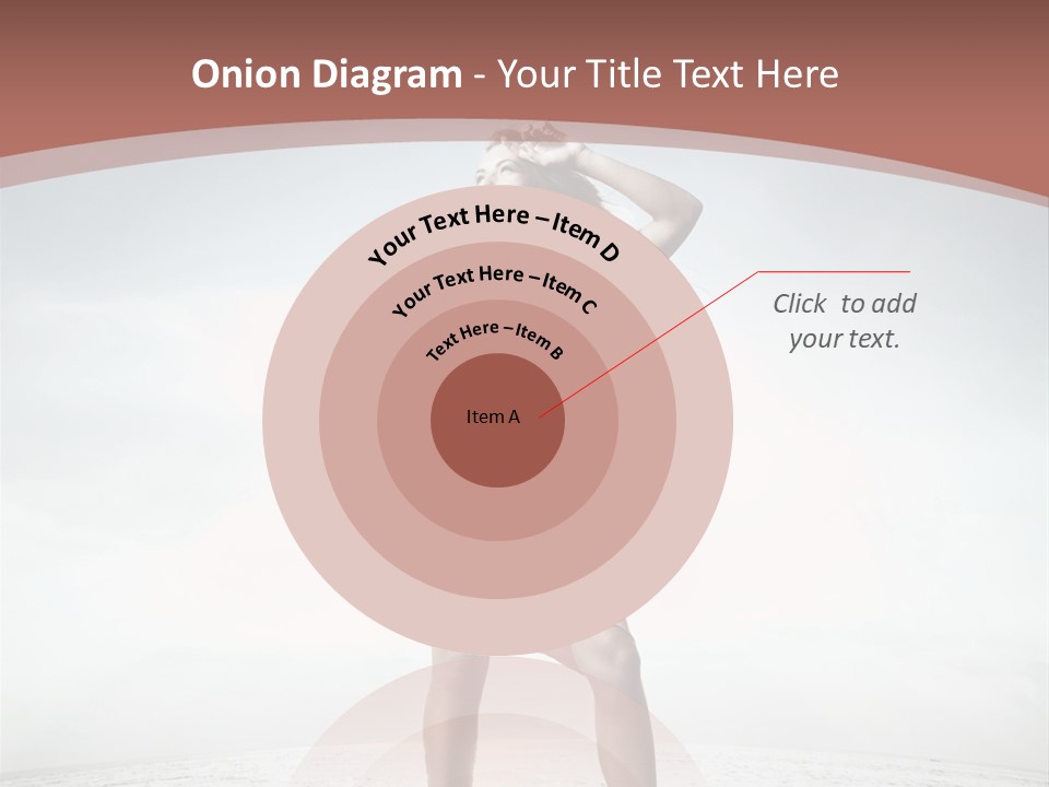 Cute Woman Female PowerPoint Template