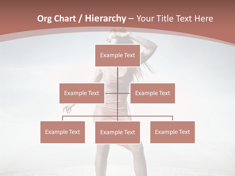 Cute Woman Female PowerPoint Template