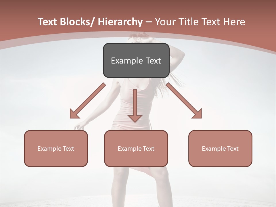 Cute Woman Female PowerPoint Template