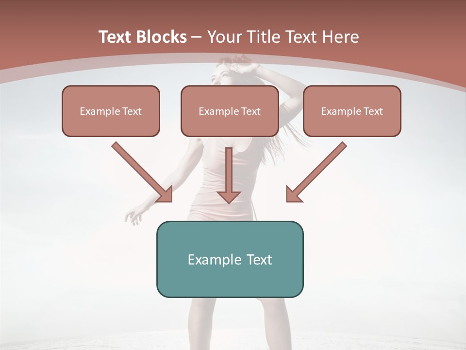 Cute Woman Female PowerPoint Template