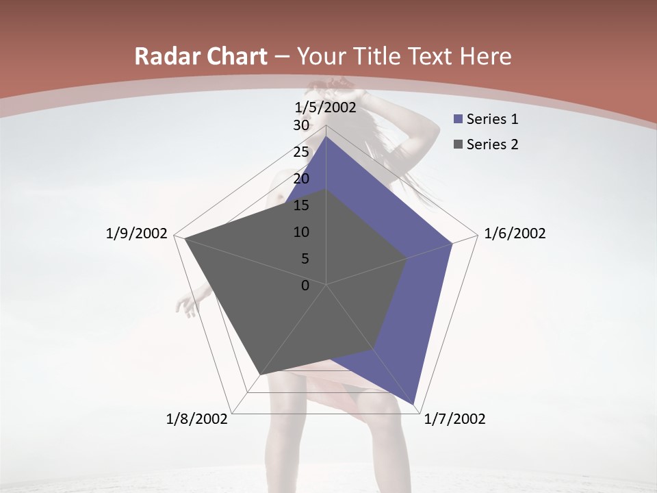 Cute Woman Female PowerPoint Template