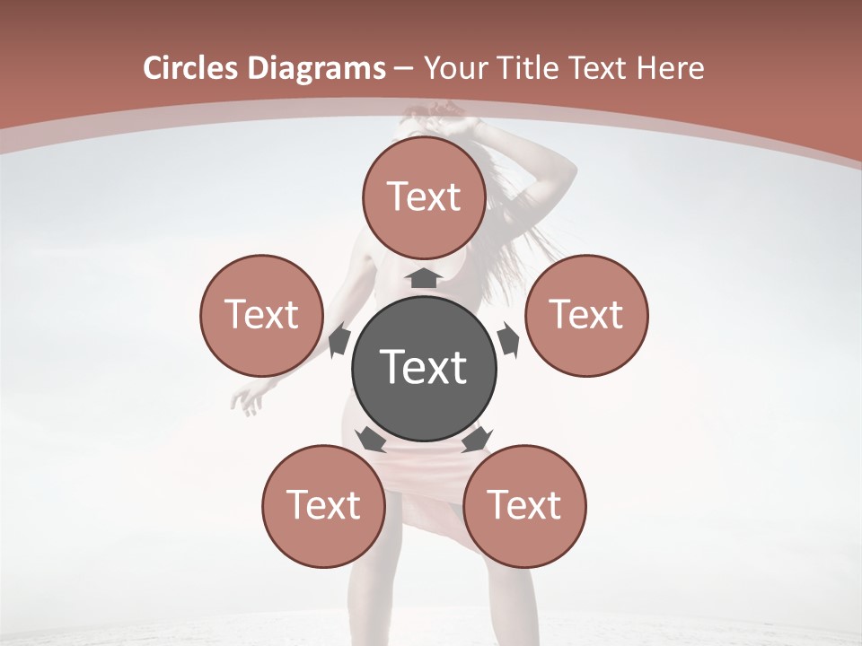 Cute Woman Female PowerPoint Template