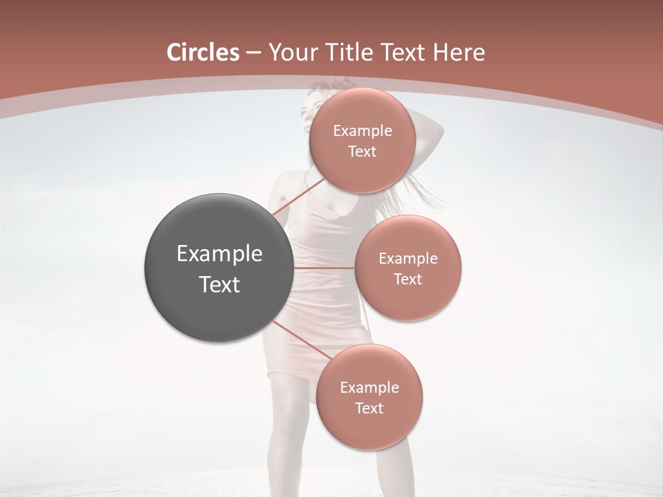 Cute Woman Female PowerPoint Template