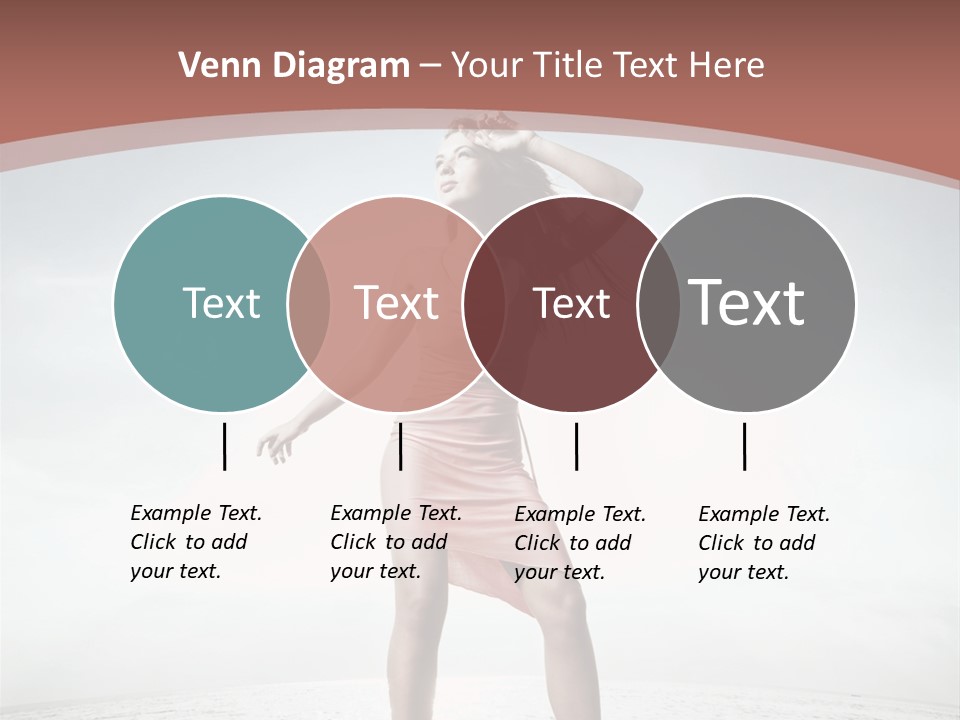 Cute Woman Female PowerPoint Template