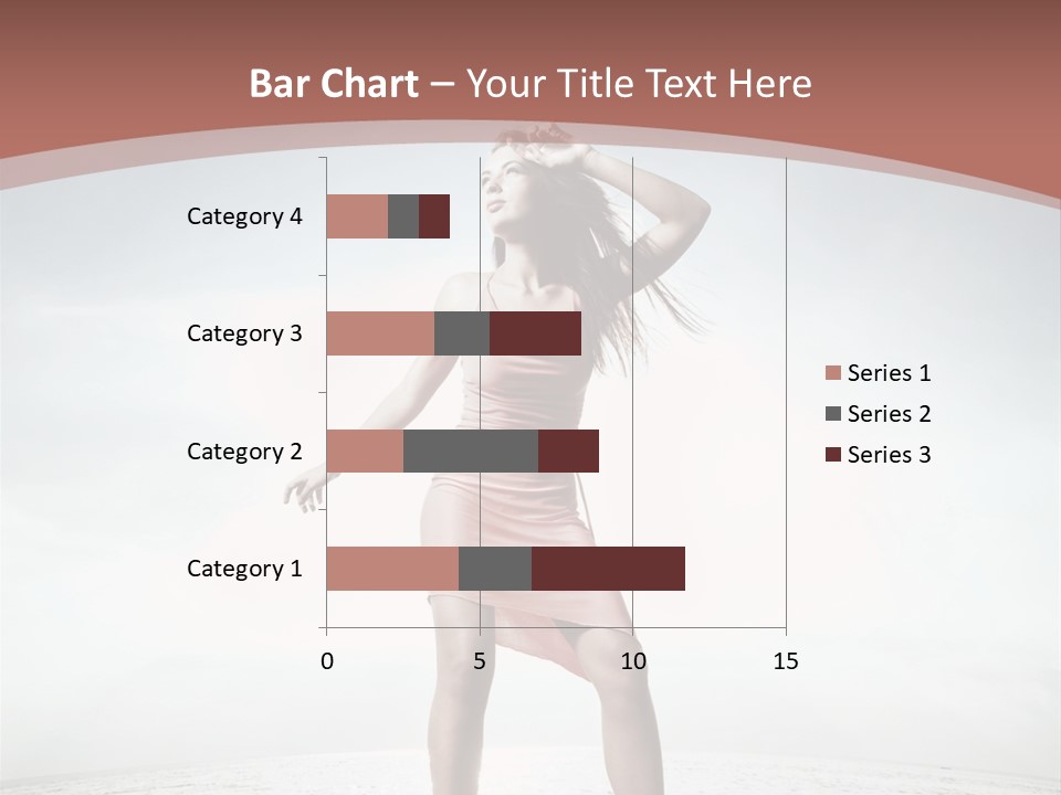 Cute Woman Female PowerPoint Template