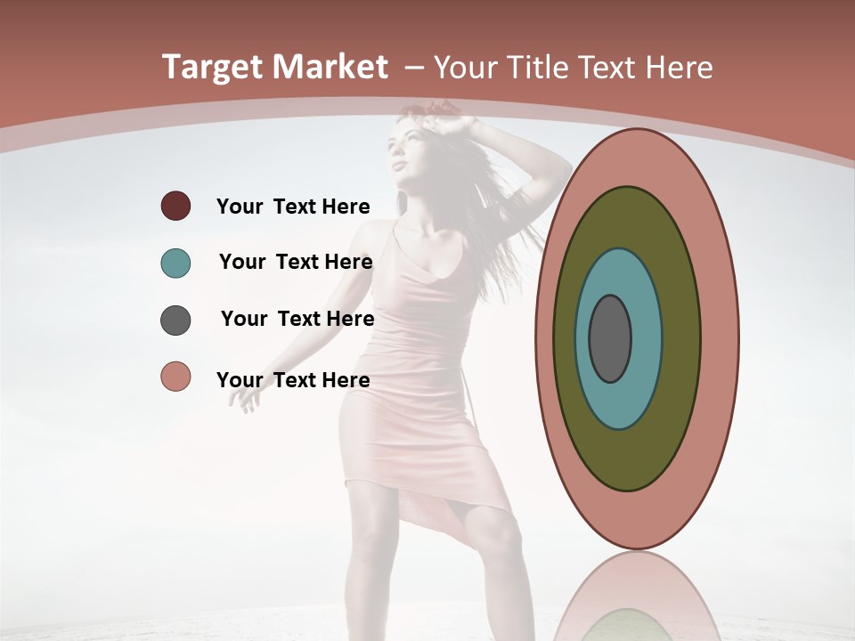 Cute Woman Female PowerPoint Template