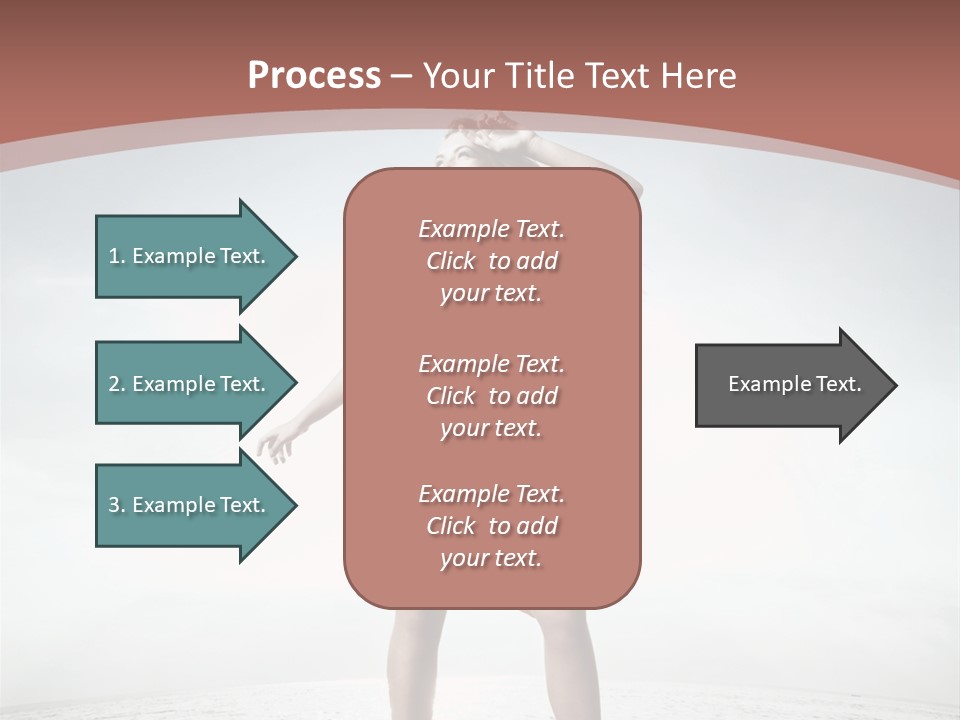 Cute Woman Female PowerPoint Template