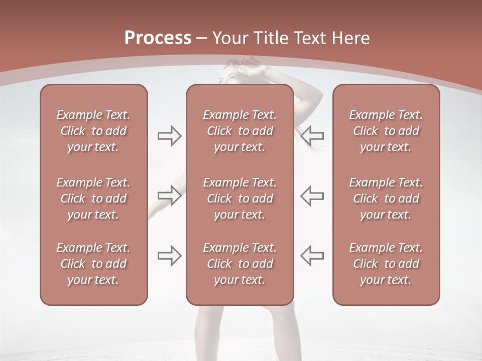 Cute Woman Female PowerPoint Template