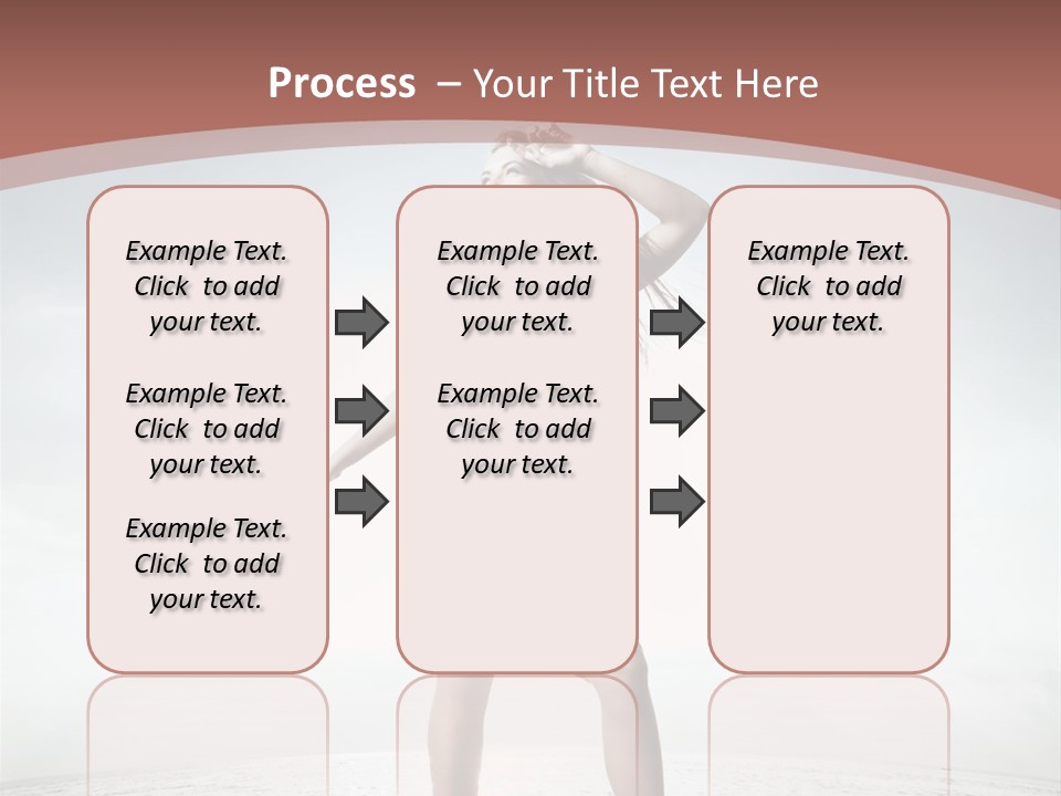 Cute Woman Female PowerPoint Template