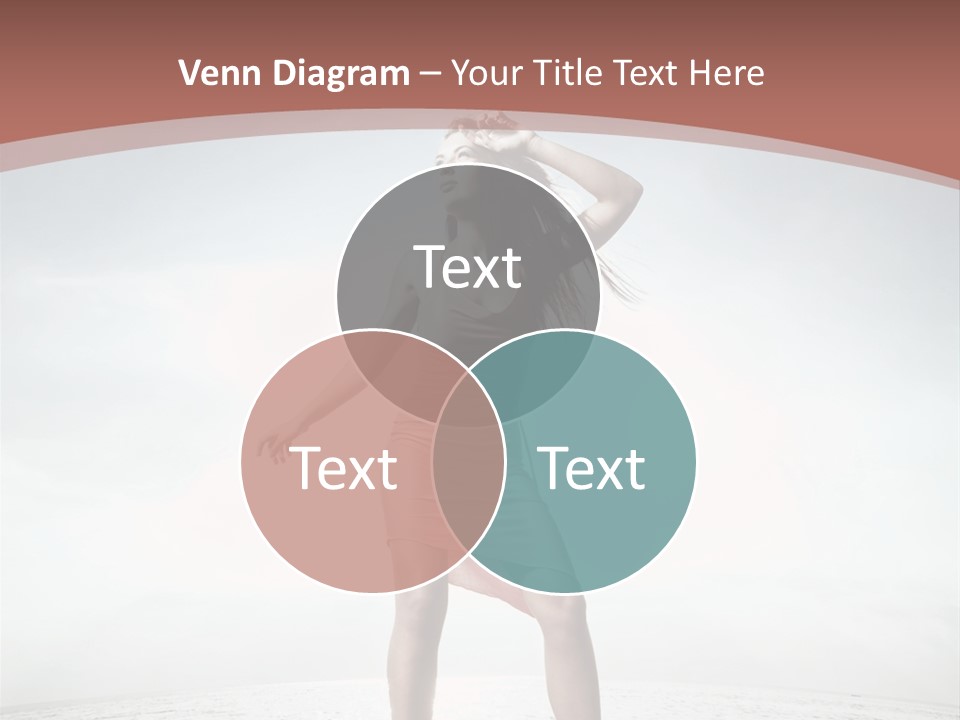 Cute Woman Female PowerPoint Template