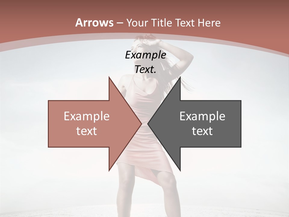 Cute Woman Female PowerPoint Template