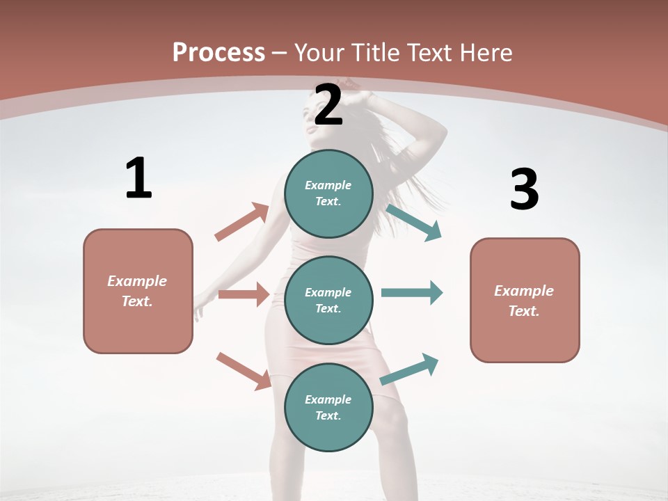 Cute Woman Female PowerPoint Template