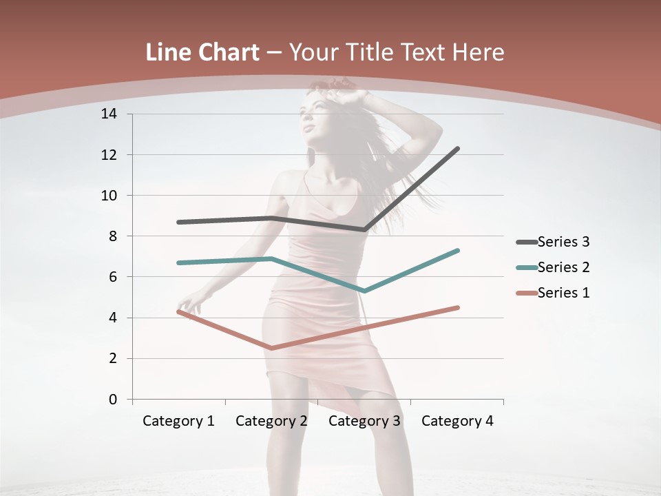 Cute Woman Female PowerPoint Template