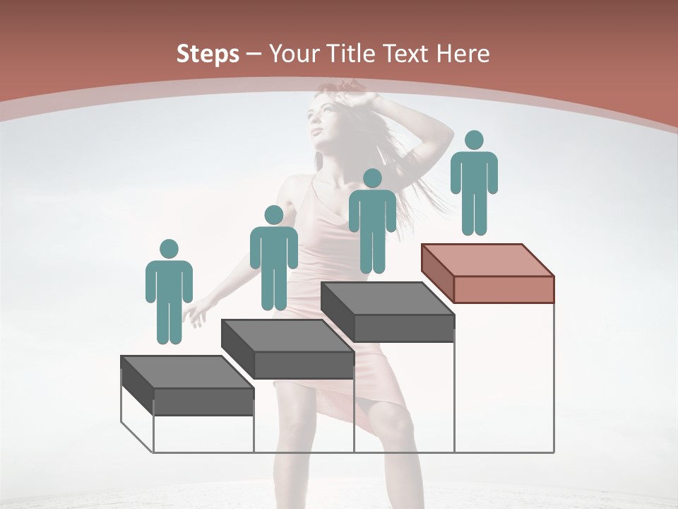 Cute Woman Female PowerPoint Template