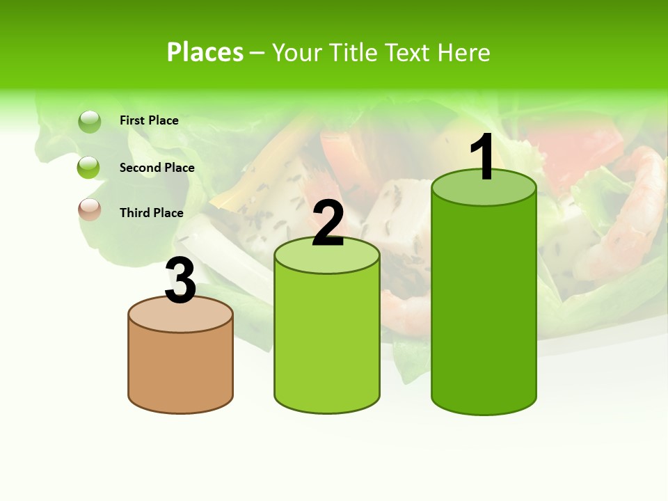 Isolated Cheese Yellow PowerPoint Template