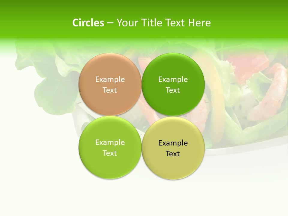 Isolated Cheese Yellow PowerPoint Template