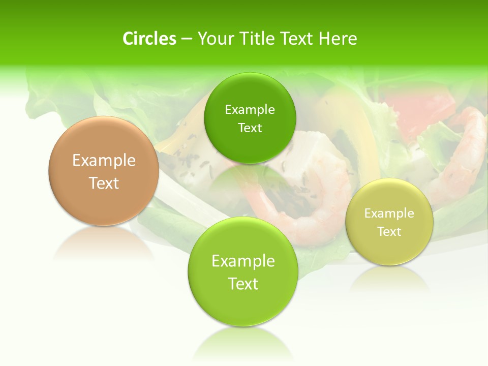 Isolated Cheese Yellow PowerPoint Template
