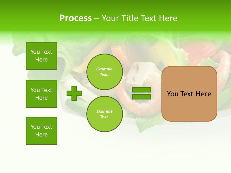Isolated Cheese Yellow PowerPoint Template