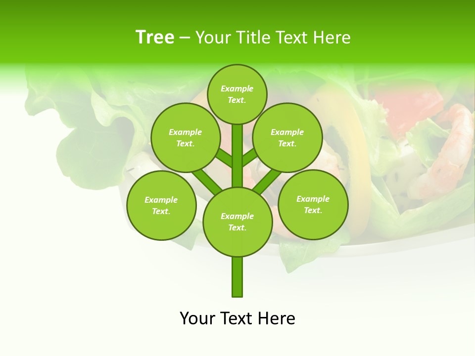 Isolated Cheese Yellow PowerPoint Template